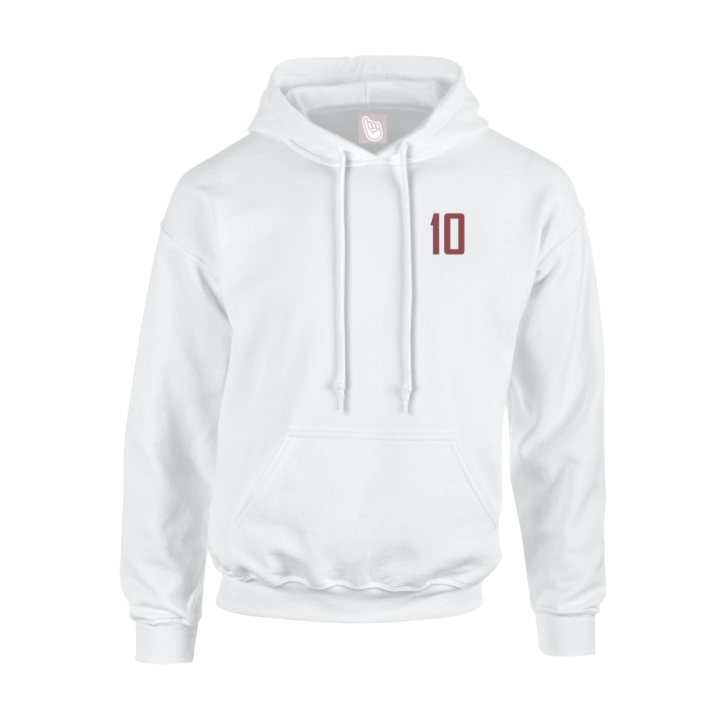 Youth Hoodie — Front Shirsy in White