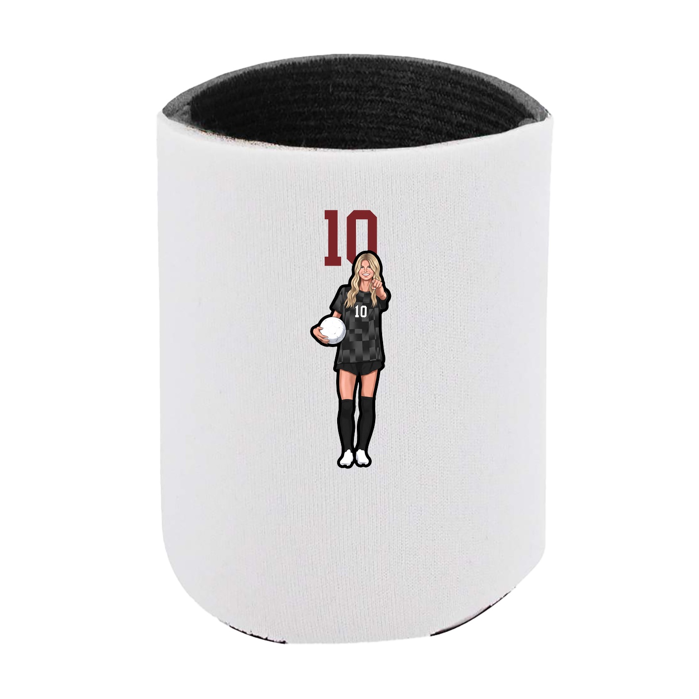 Can Holder — Number Top in White