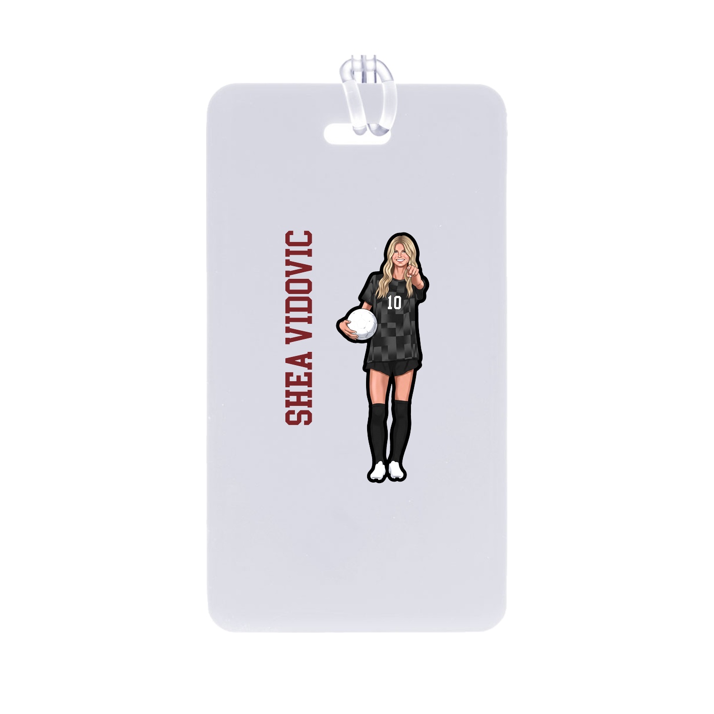 Bag Tag — Name Vertical in Classic
