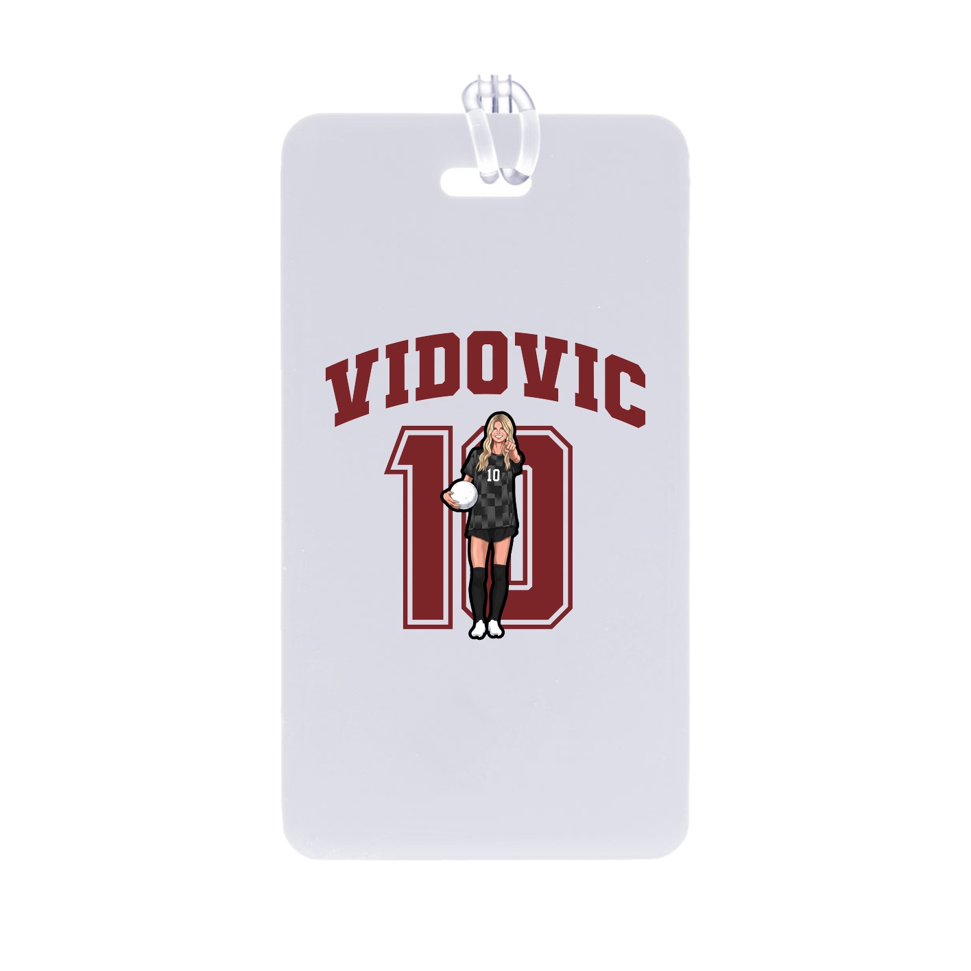 Bag Tag — Number in Classic
