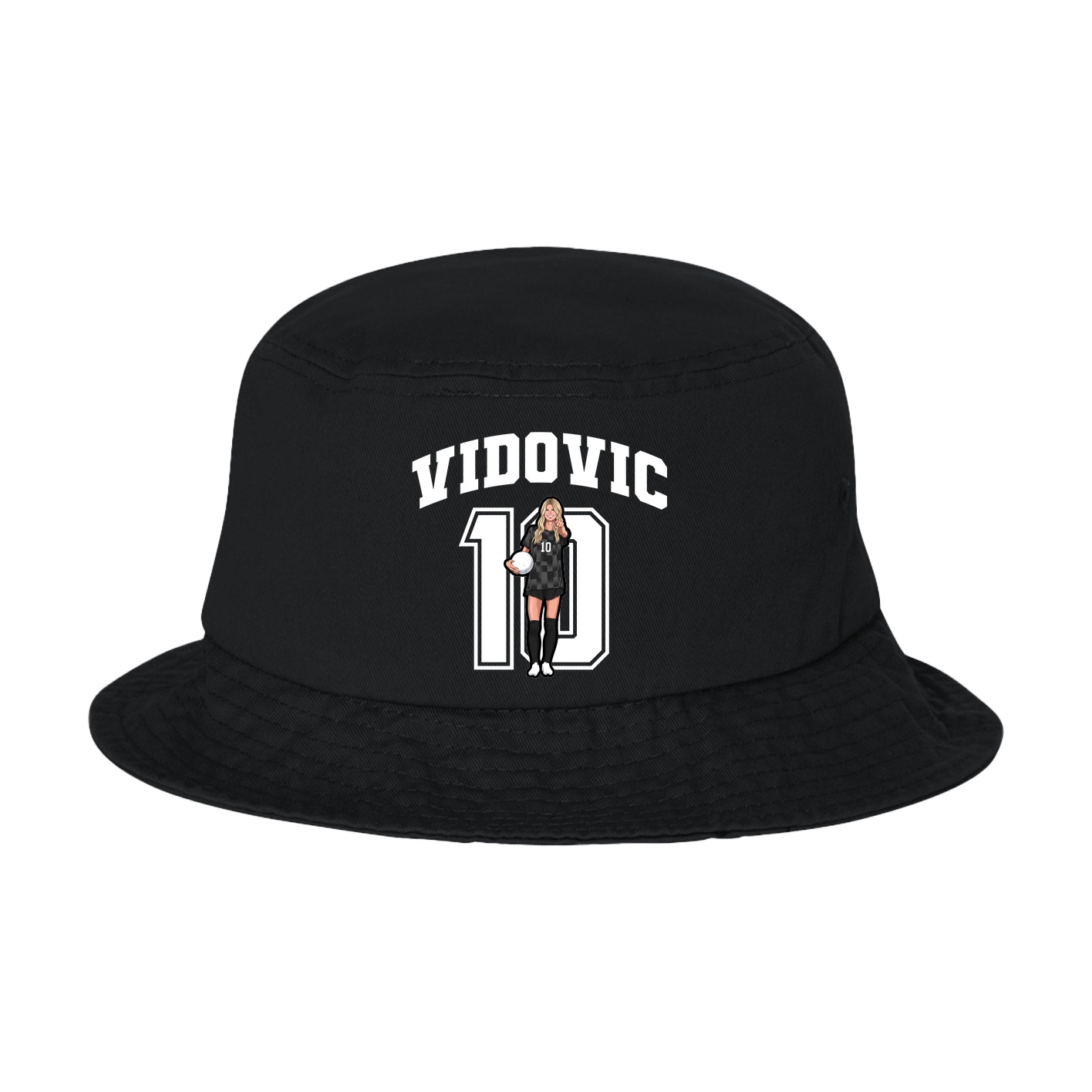 Bucket Cap — Number in Black