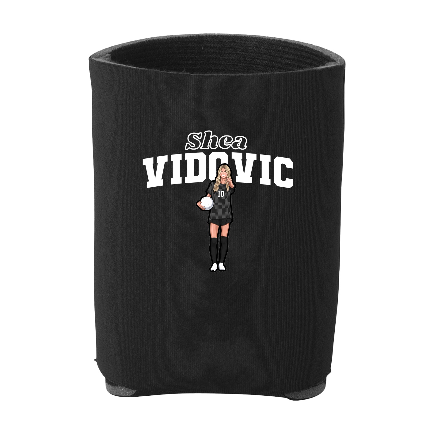 Can Holder — Name Arch in Black
