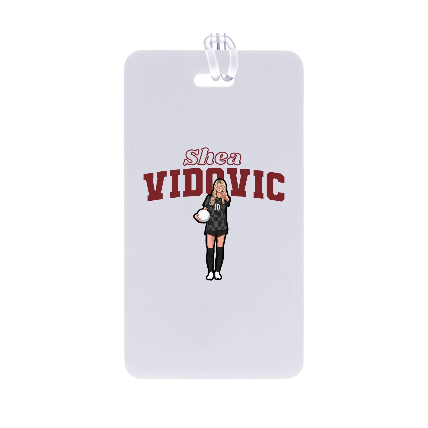 Bag Tag — Name Arch in Classic