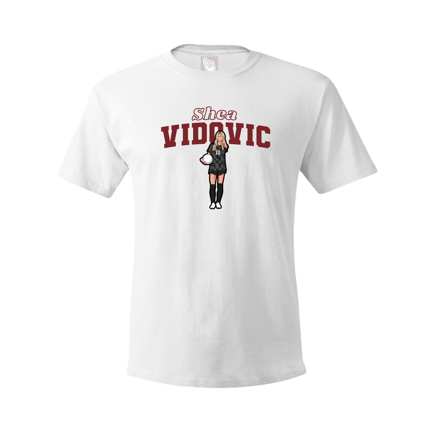 Tee — Name Arch in White