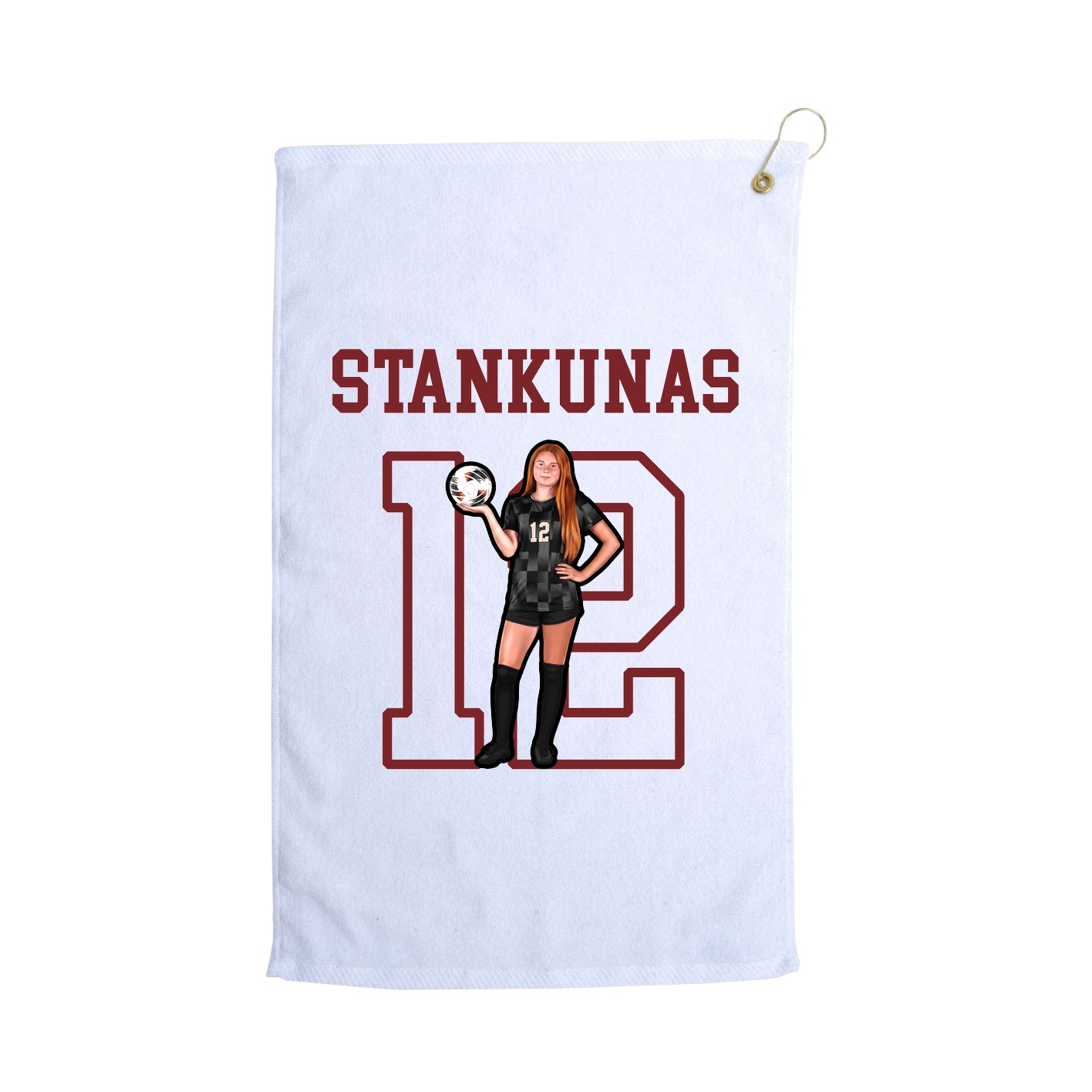 Golf Towel — Shirsey in White