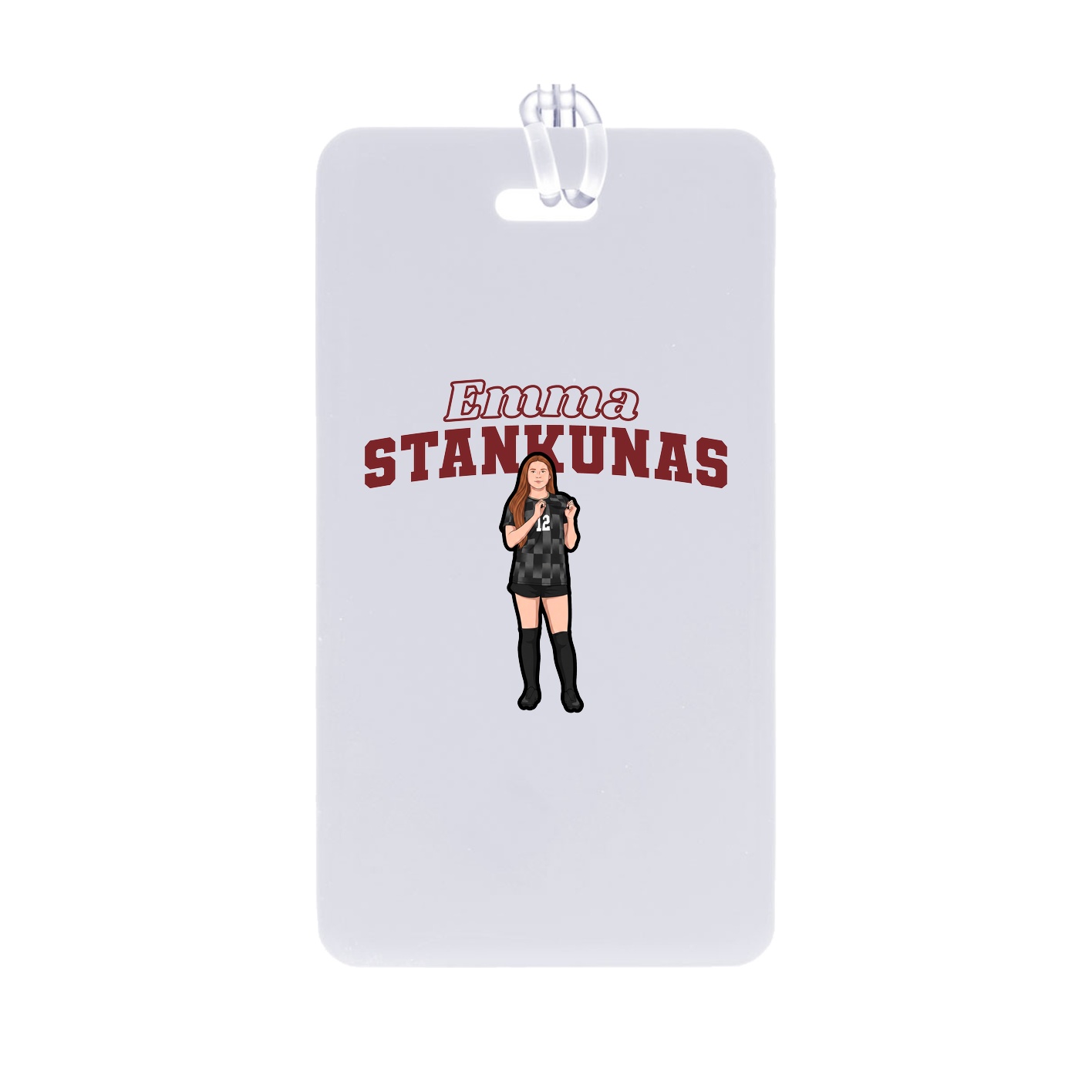 Bag Tag — Name Arch in Classic