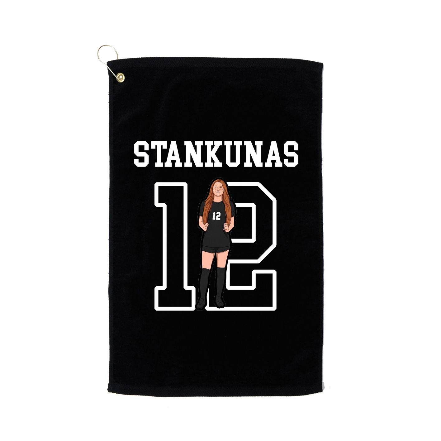 Golf Towel — Shirsey in Black