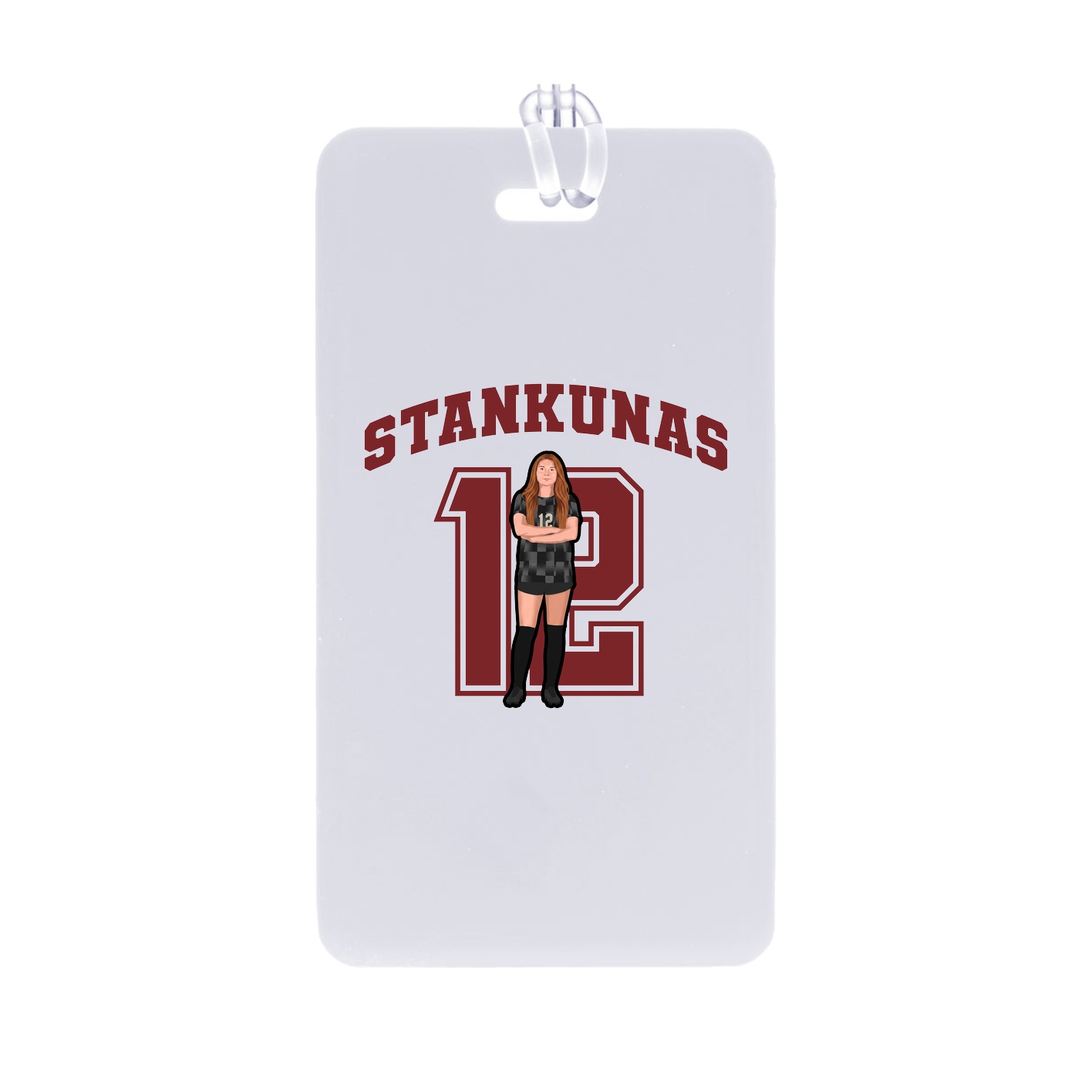 Bag Tag — Number in Classic