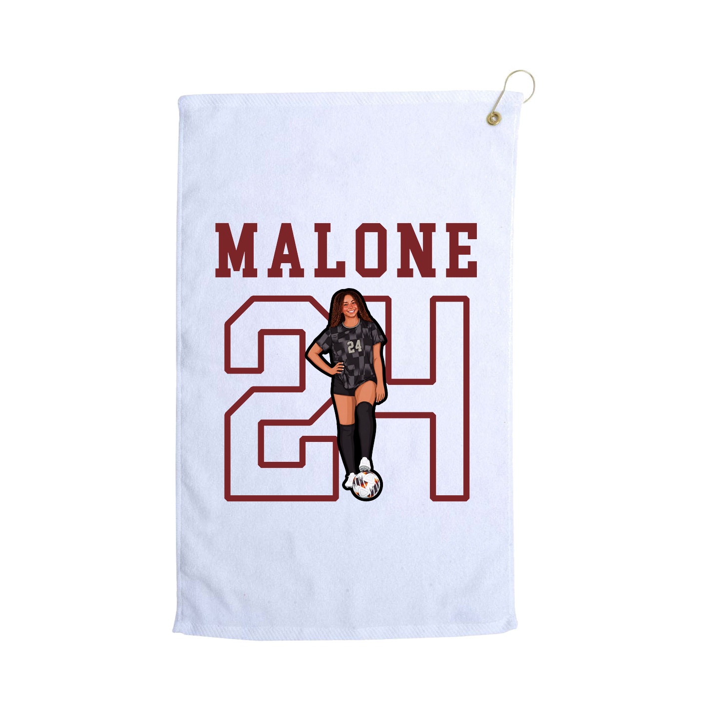 Golf Towel — Shirsey in White