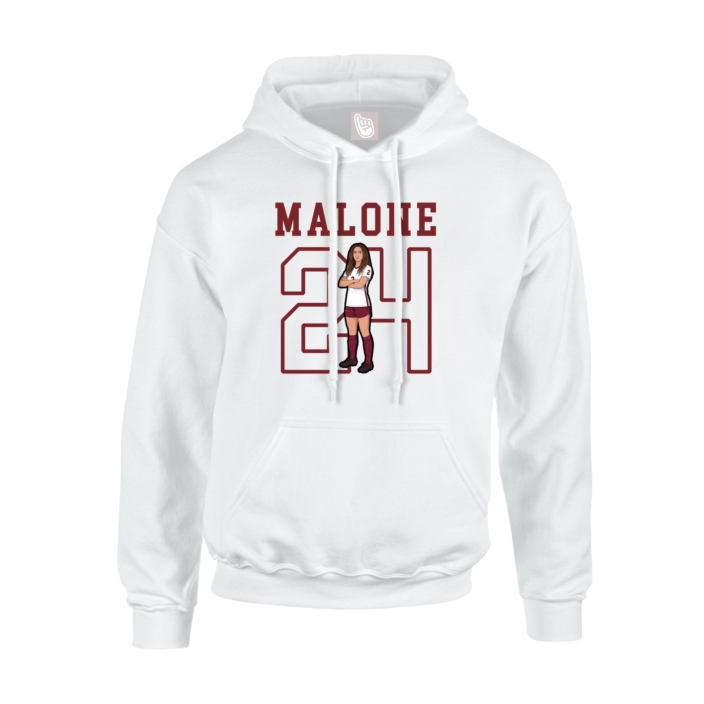 Youth Hoodie — Shirsey in White