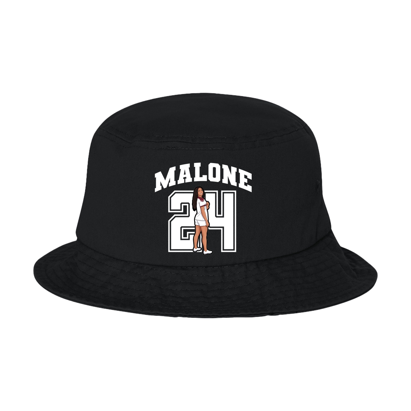 Bucket Cap — Number in Black