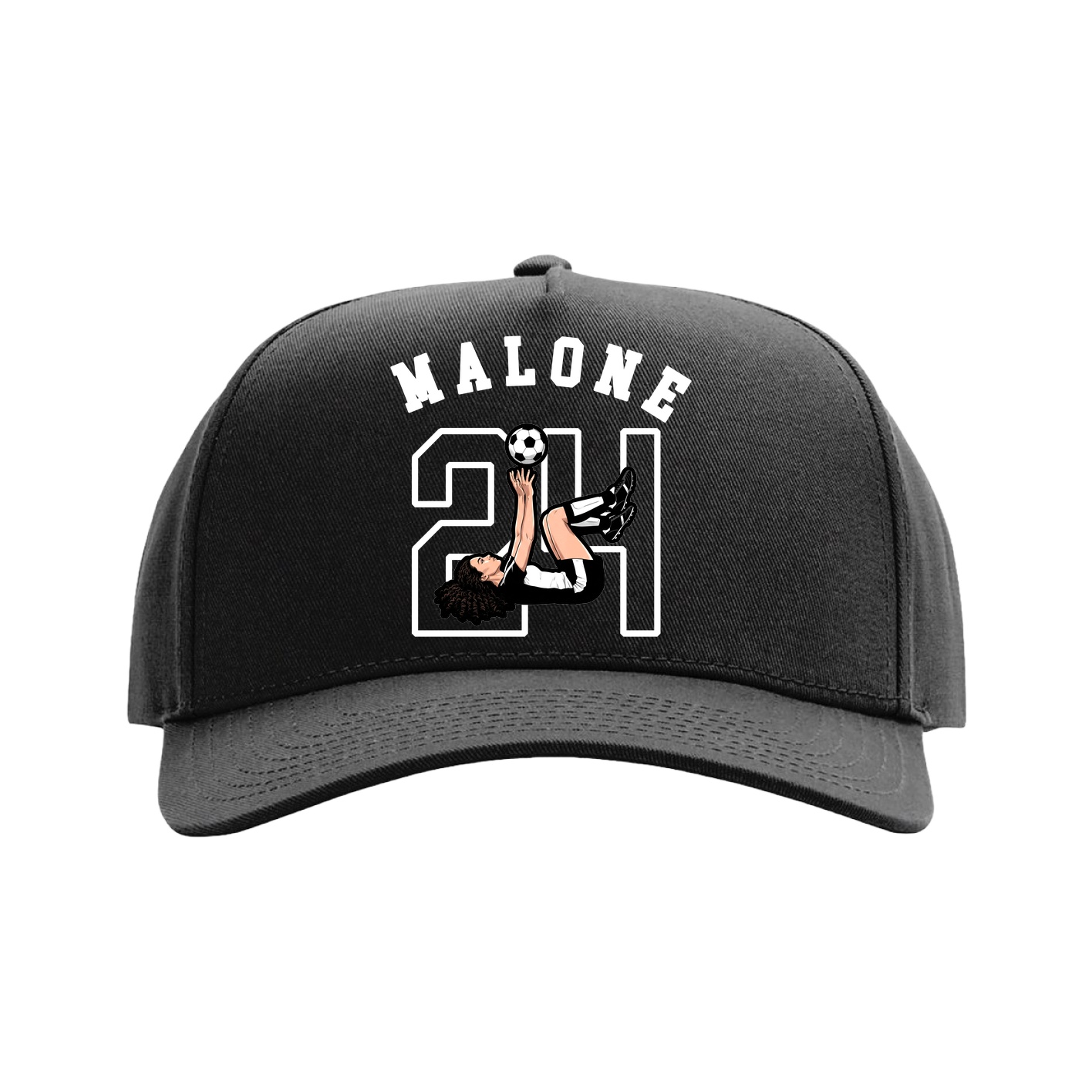 Full Fabric Five-Panel Champ Cap