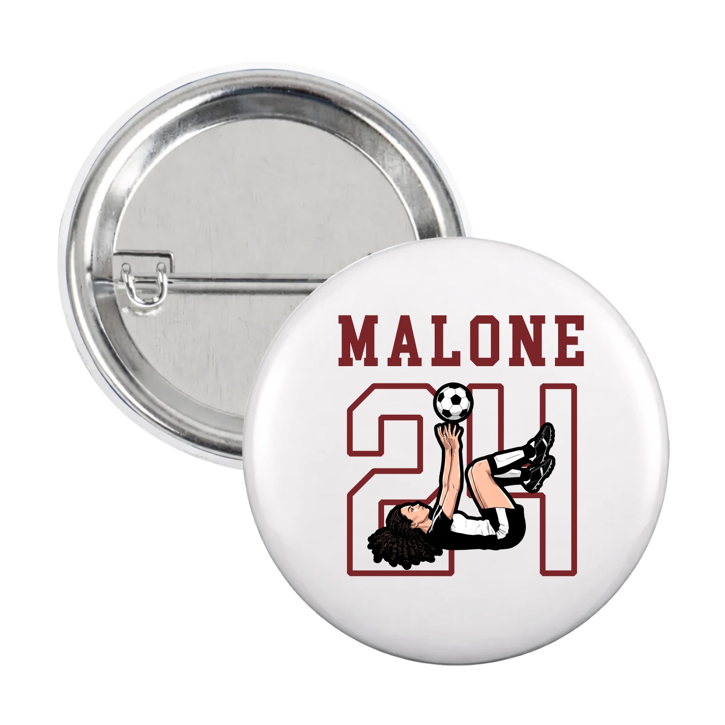 Game Day Button — Shirsey in White