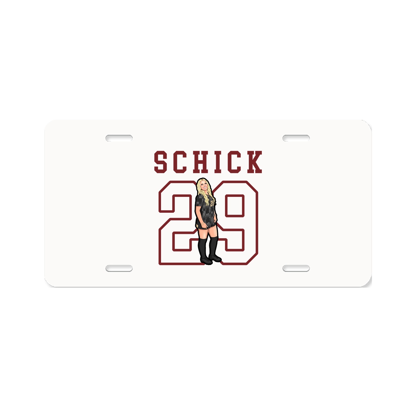 License Plate — Shirsey in Classic