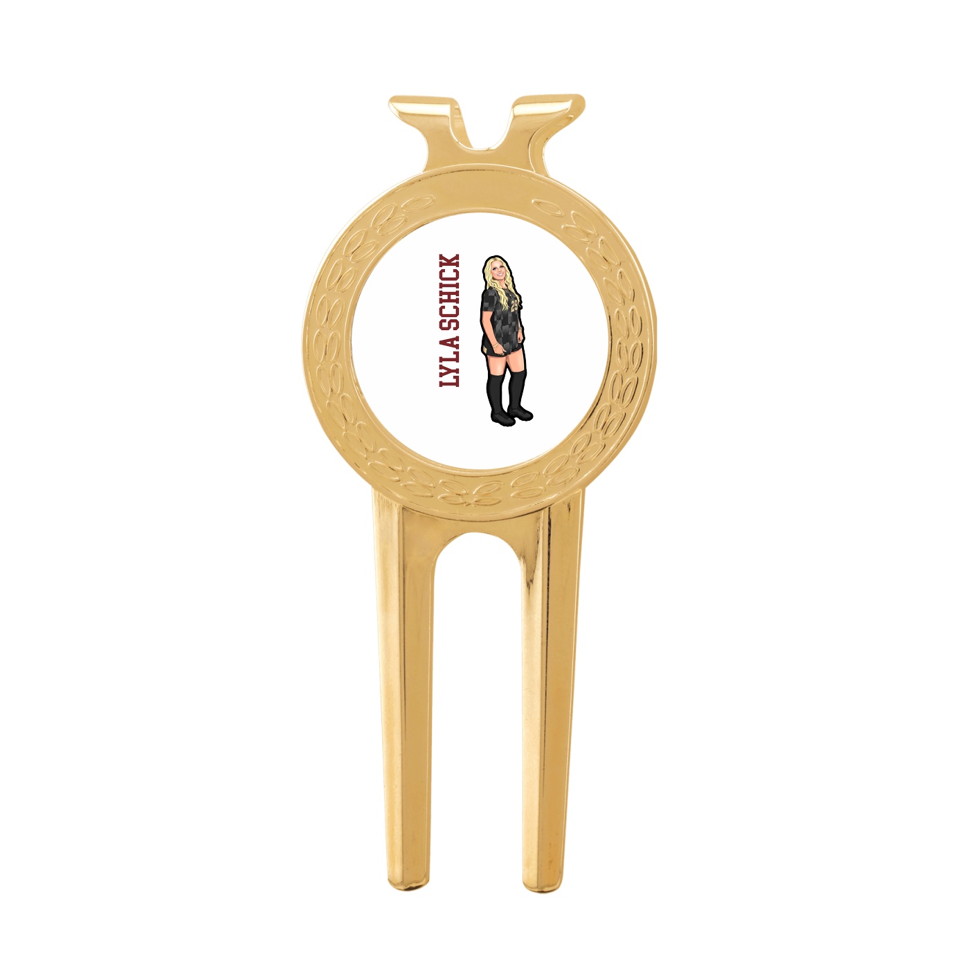 Divot Tool with Ball Marker — Name Vertical in Classic
