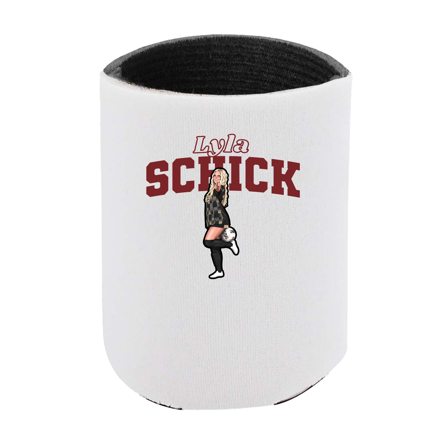 Can Holder — Name Arch in White