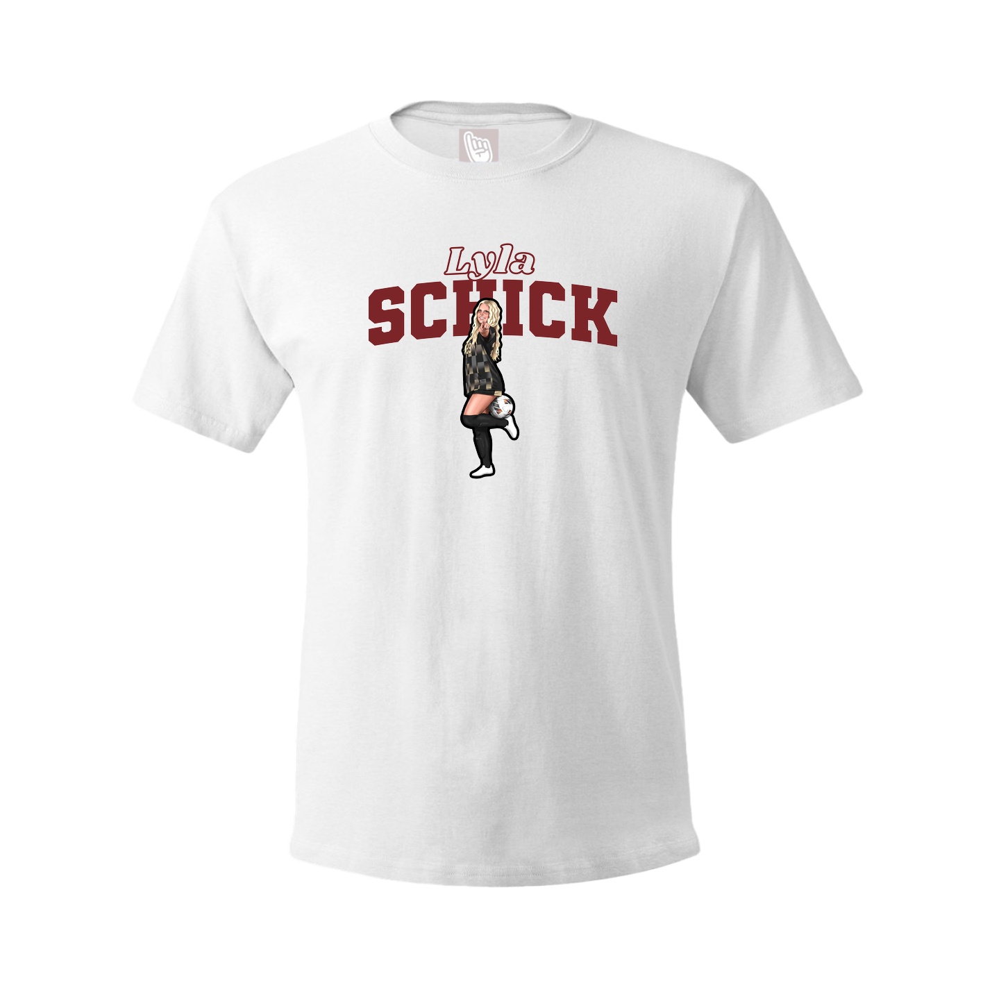 Tee — Name Arch in White