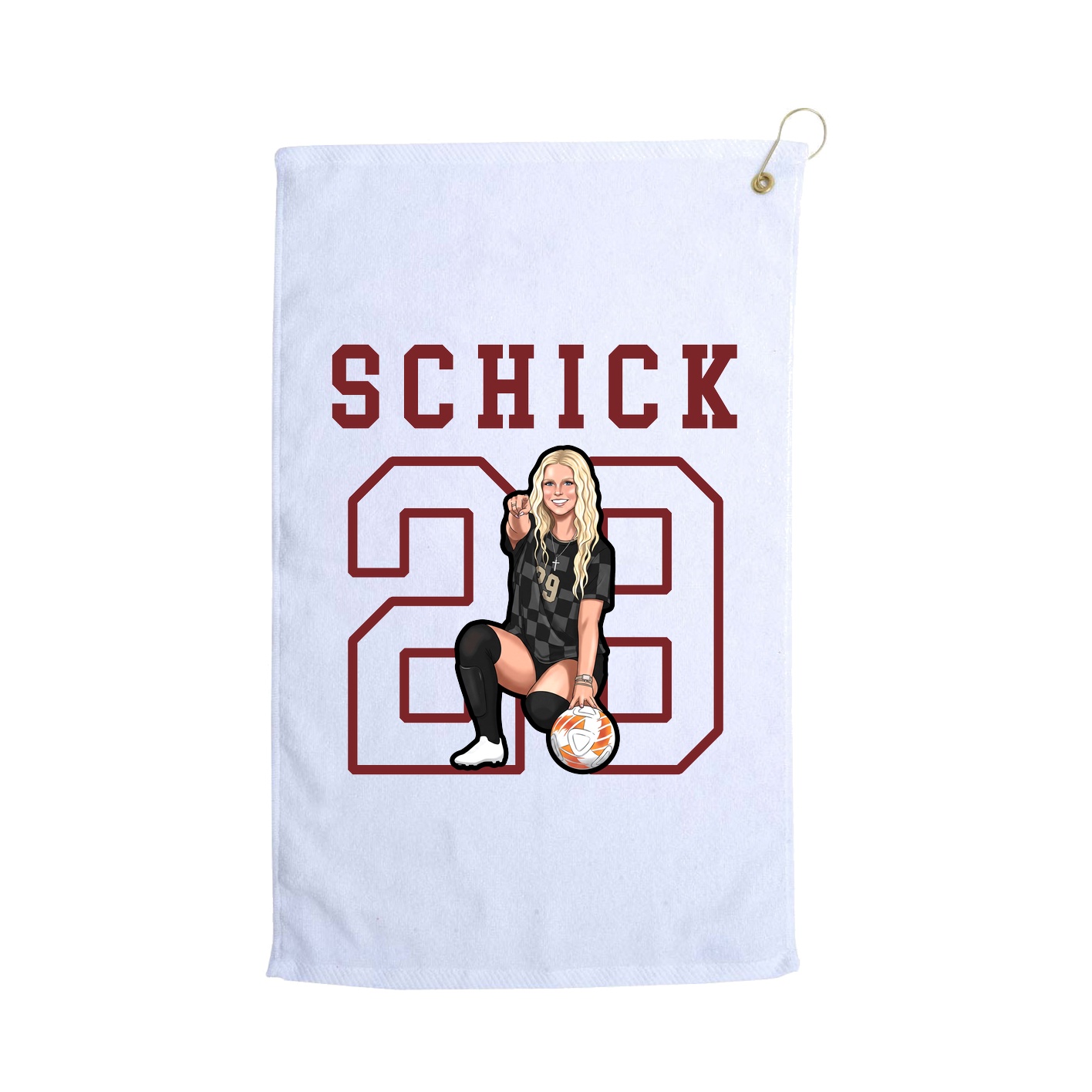Golf Towel — Shirsey in White