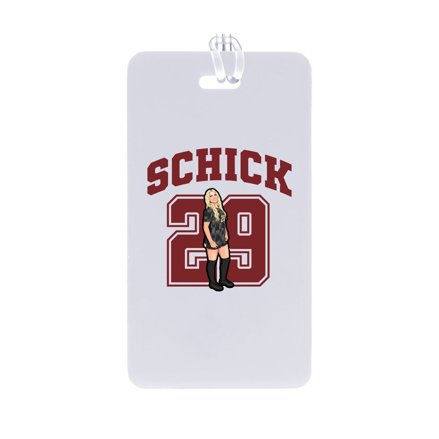 Bag Tag — Number in Classic