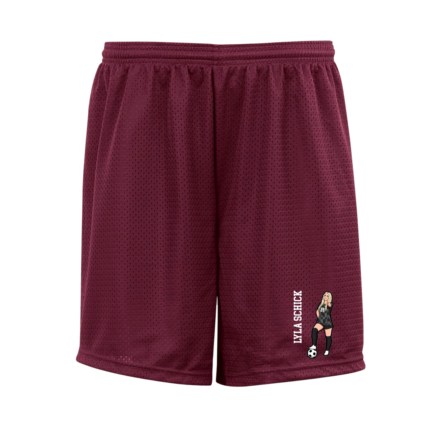 Shorts — Name Vertical in Cardinal