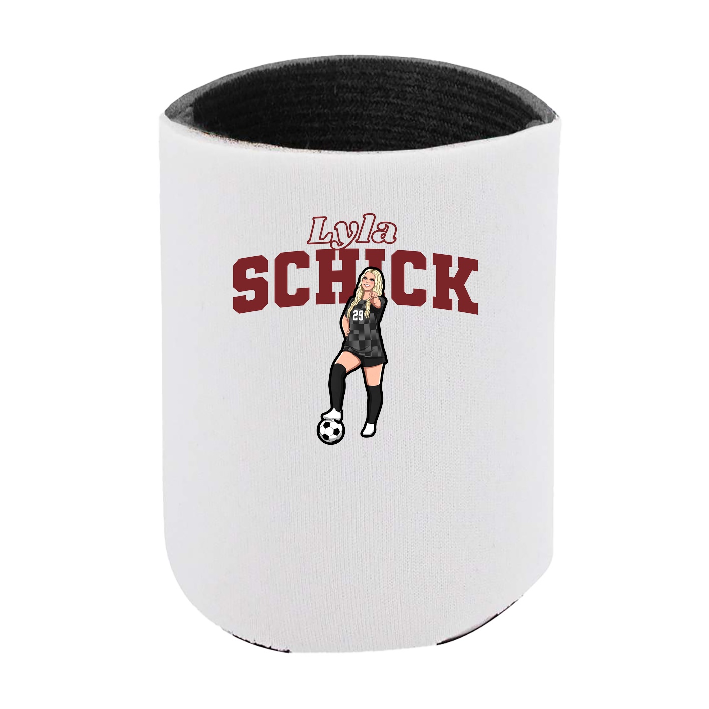 Can Holder — Name Arch in White