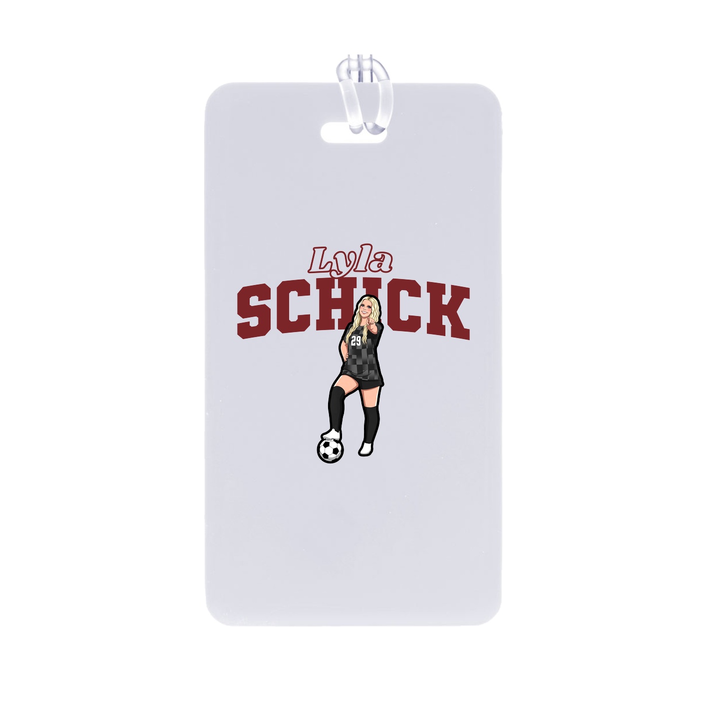 Bag Tag — Name Arch in Classic
