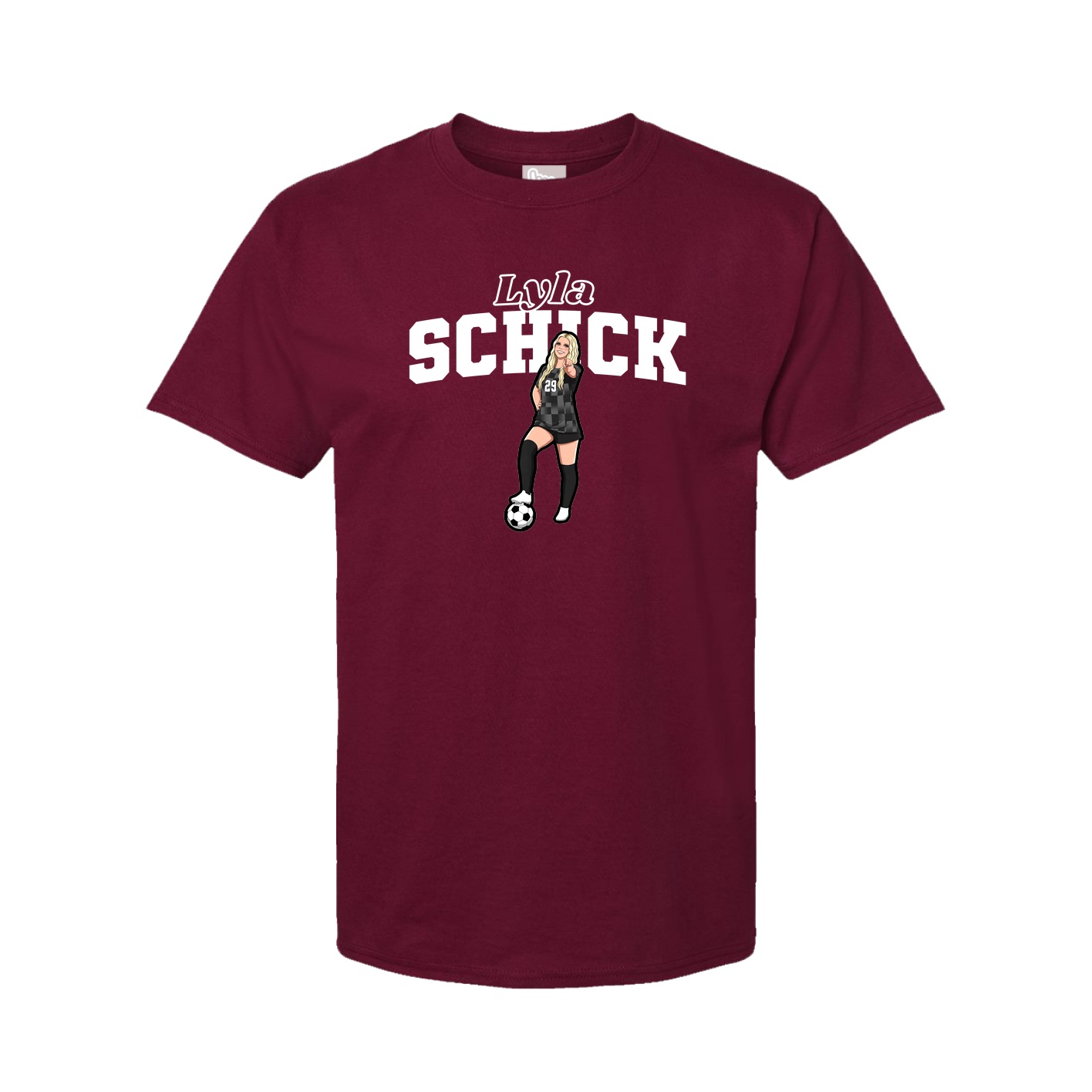 Tee — Name Arch in Cardinal
