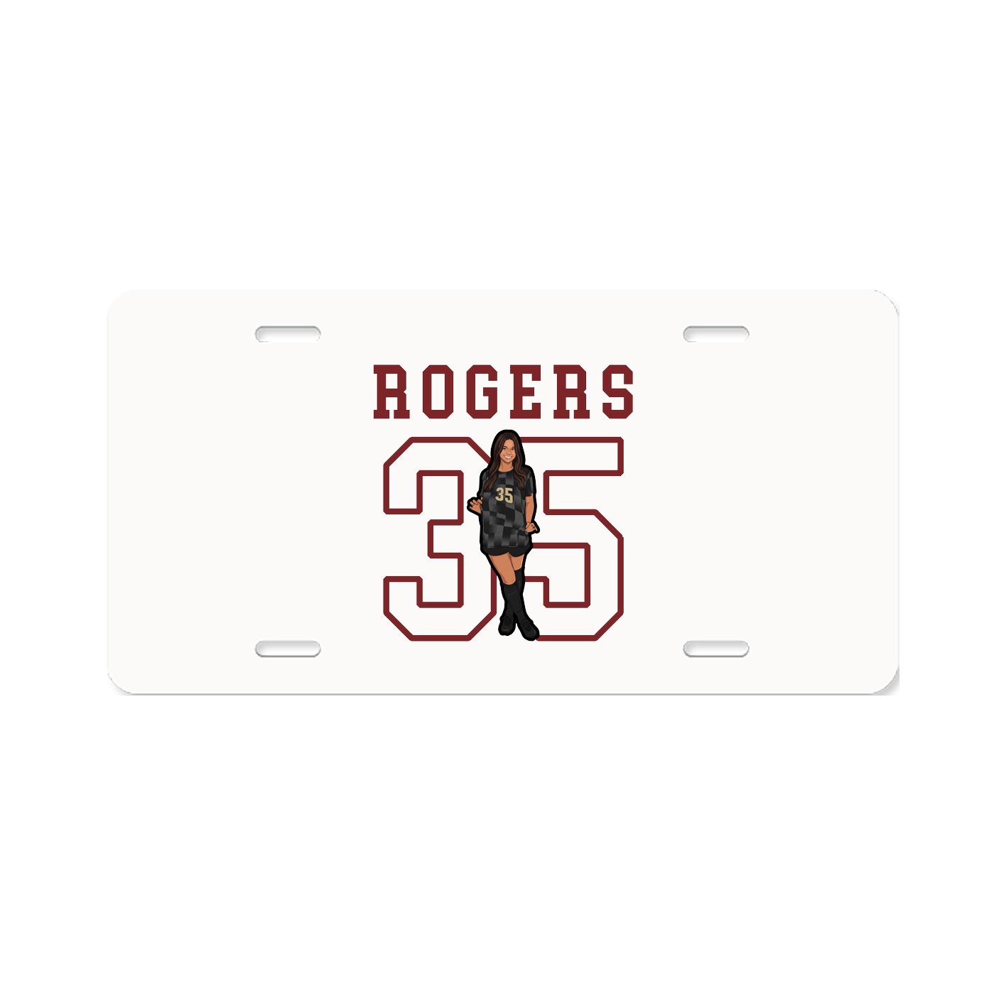 License Plate — Shirsey in Classic