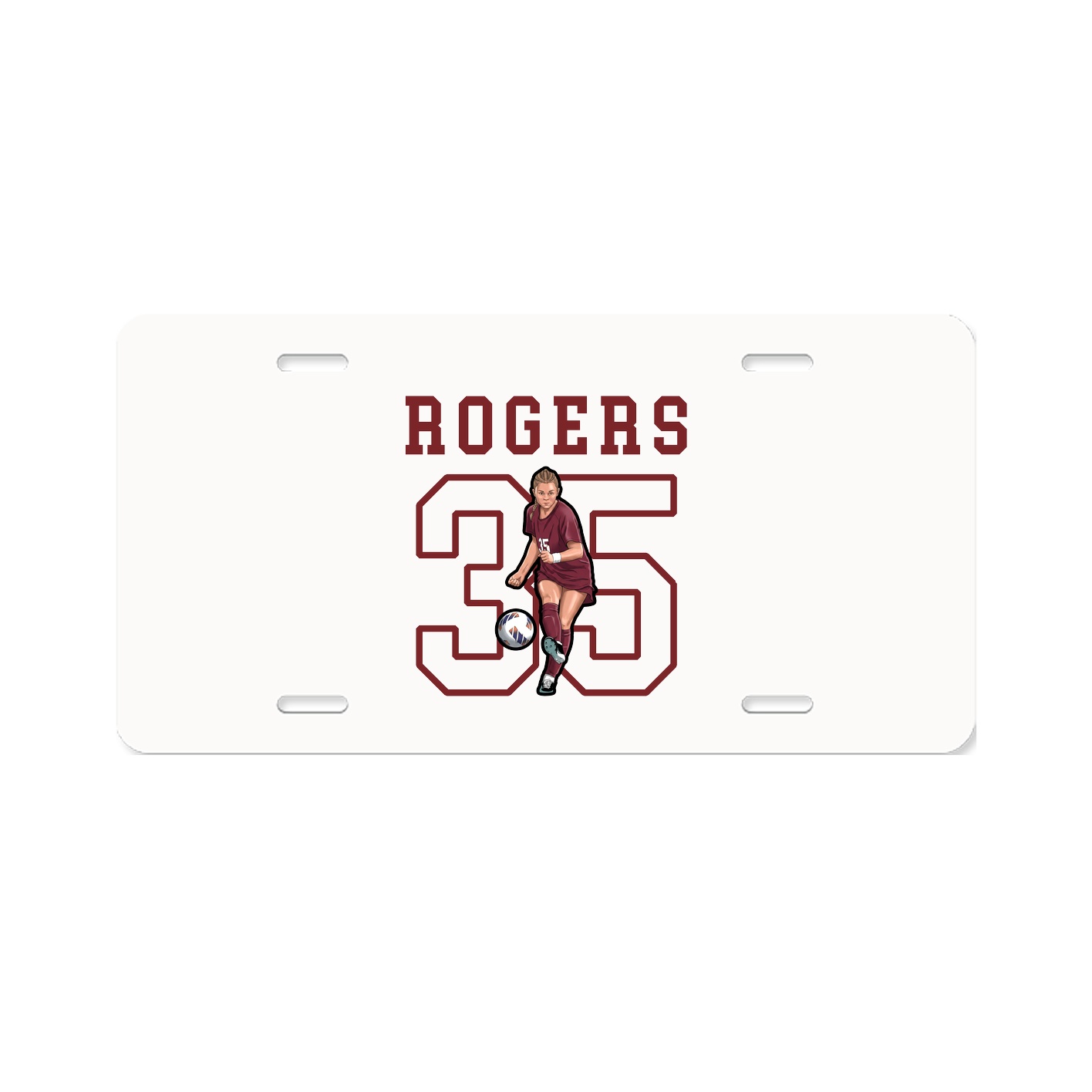 License Plate — Shirsey in Classic