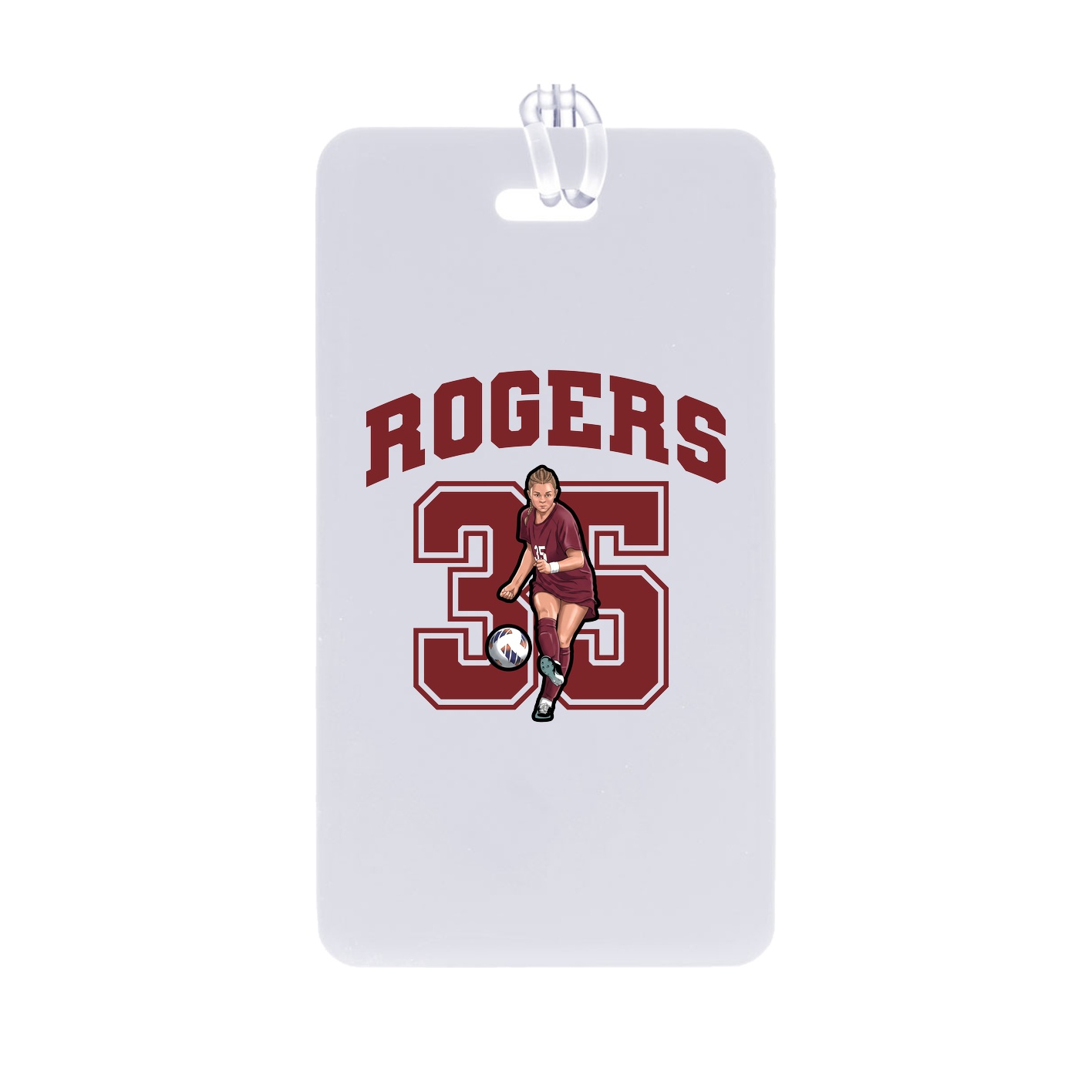 Bag Tag — Number in Classic