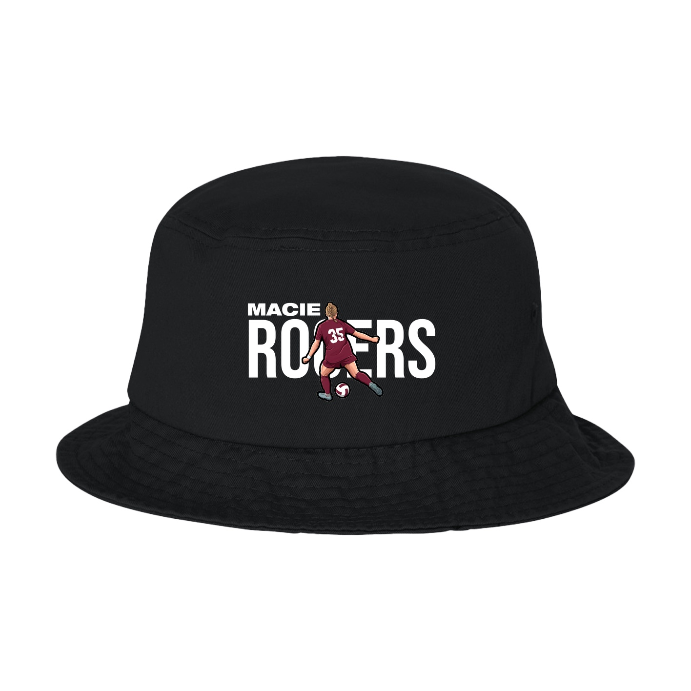Bucket Cap — Player Name in Black