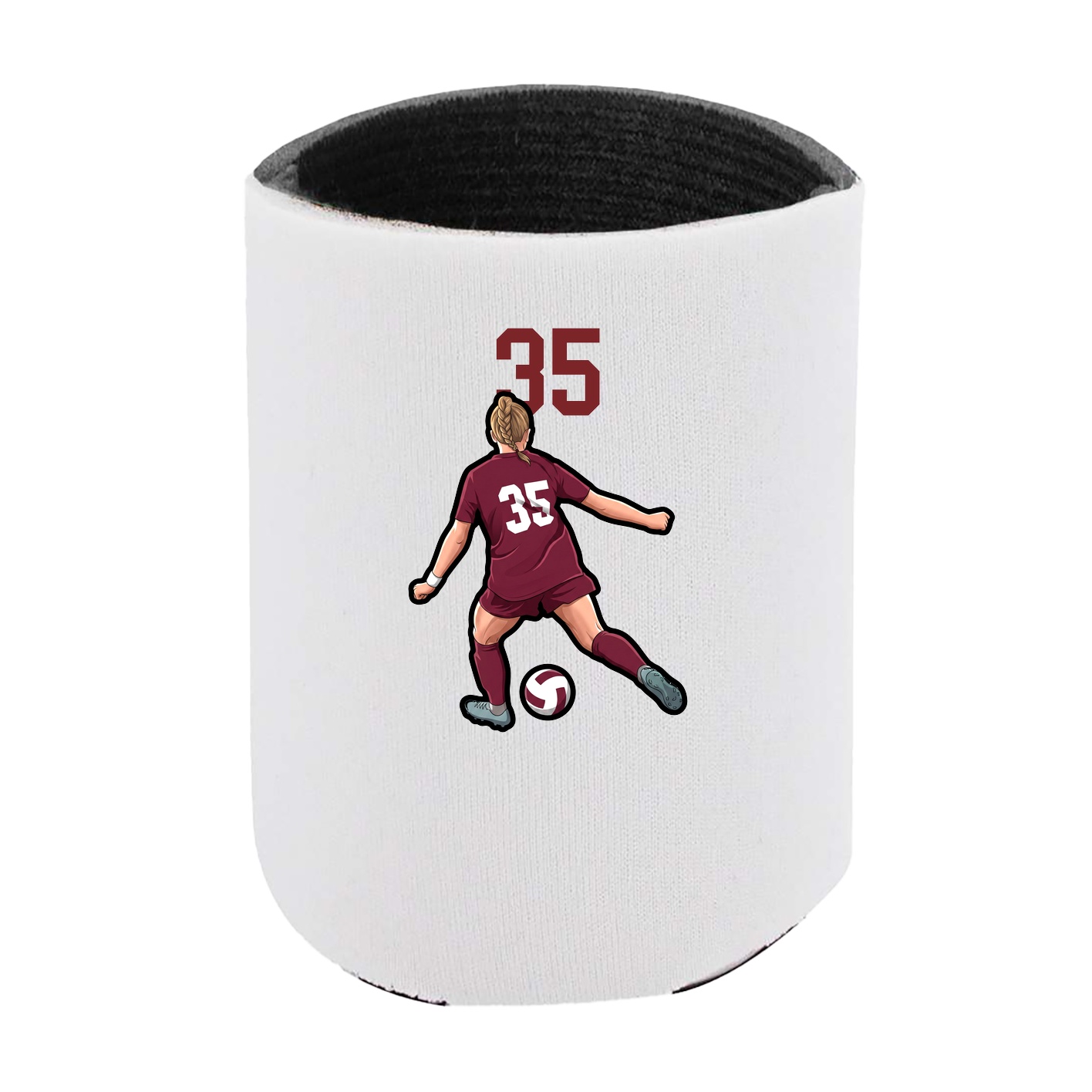 Can Holder — Number Top in White