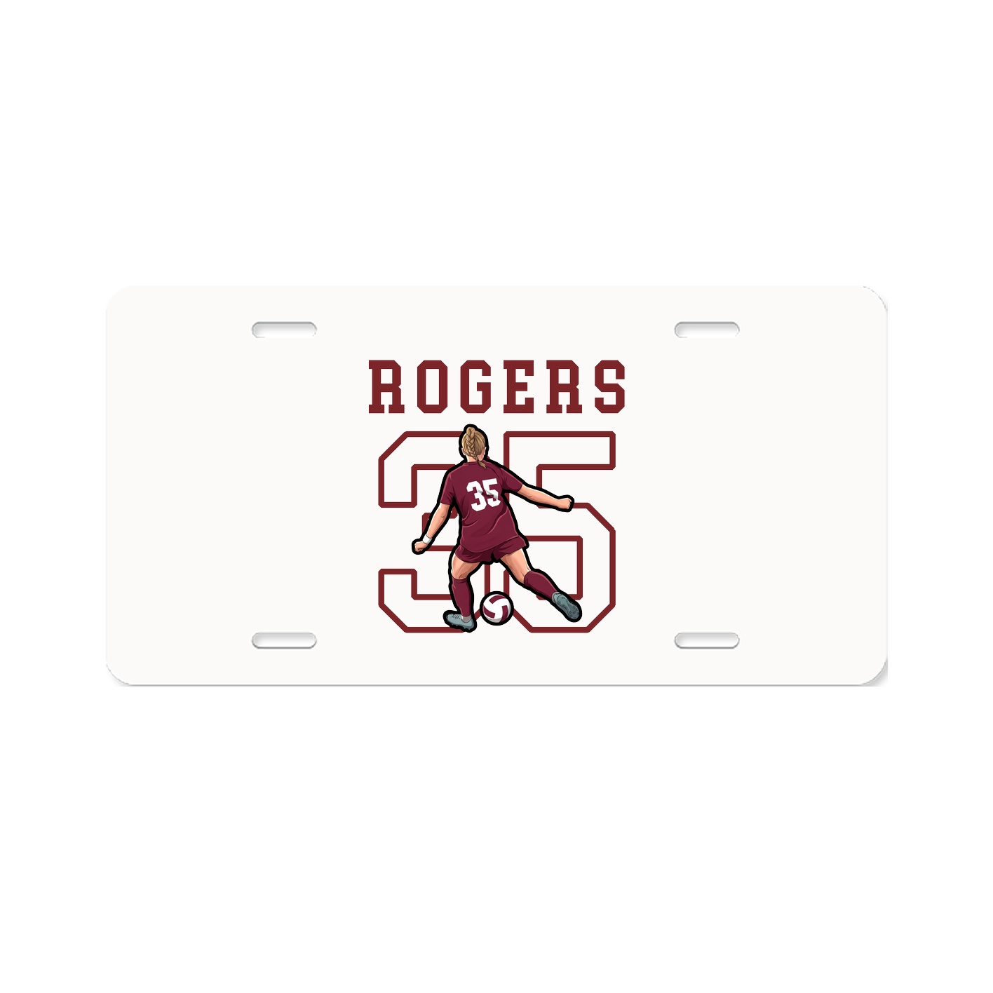 License Plate — Shirsey in Classic