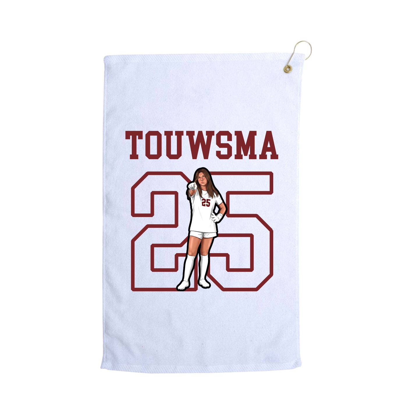 Golf Towel — Shirsey in White