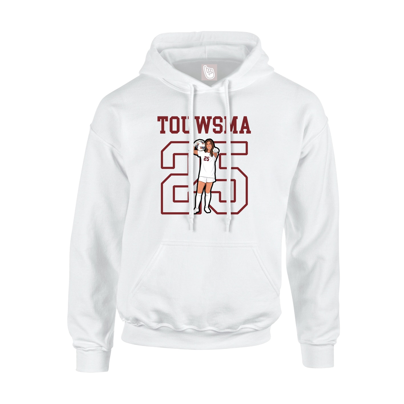 Youth Hoodie — Shirsey in White