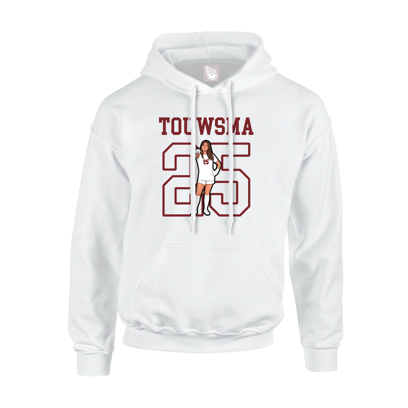 Youth Hoodie — Shirsey in White