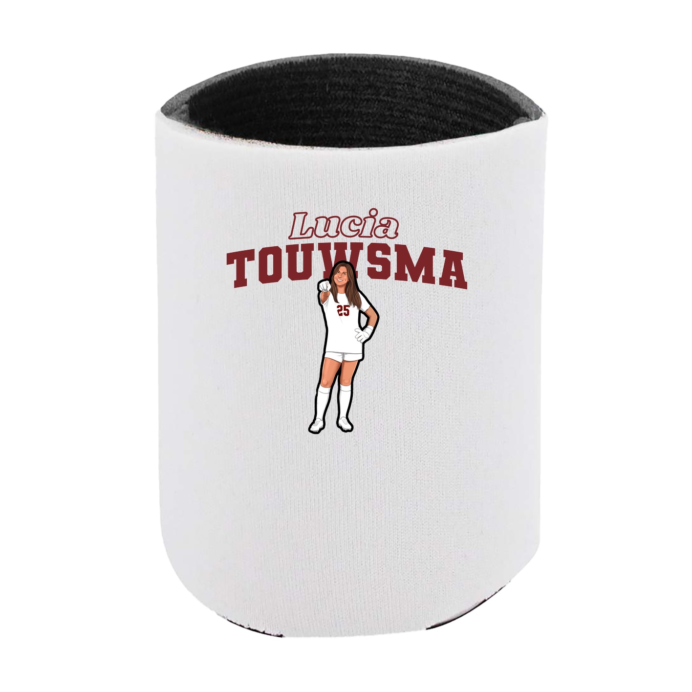 Can Holder — Name Arch in White