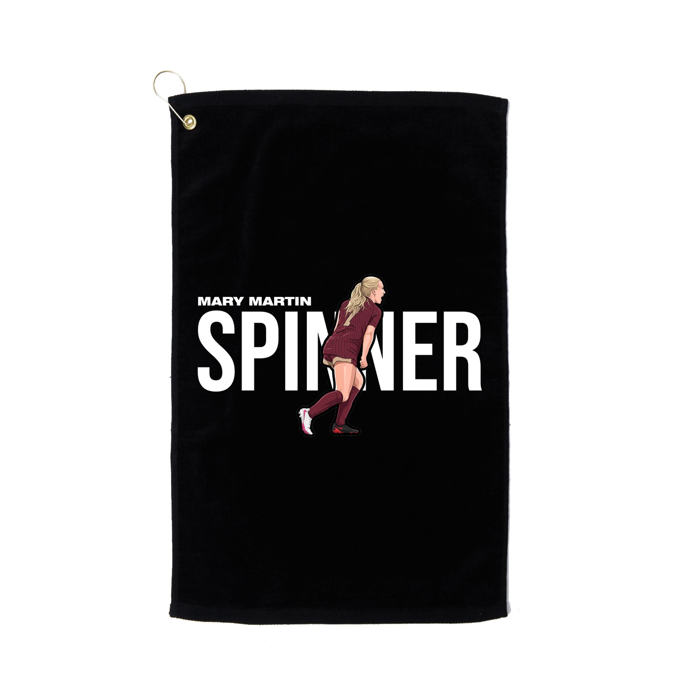 Golf Towel — Player Name in Black