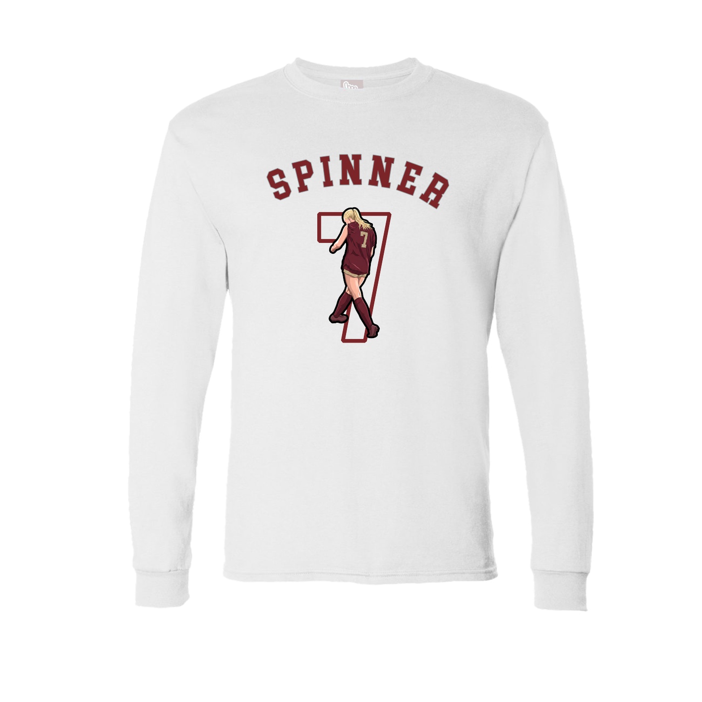 Long Sleeve Tee — Shirsey Arch in White