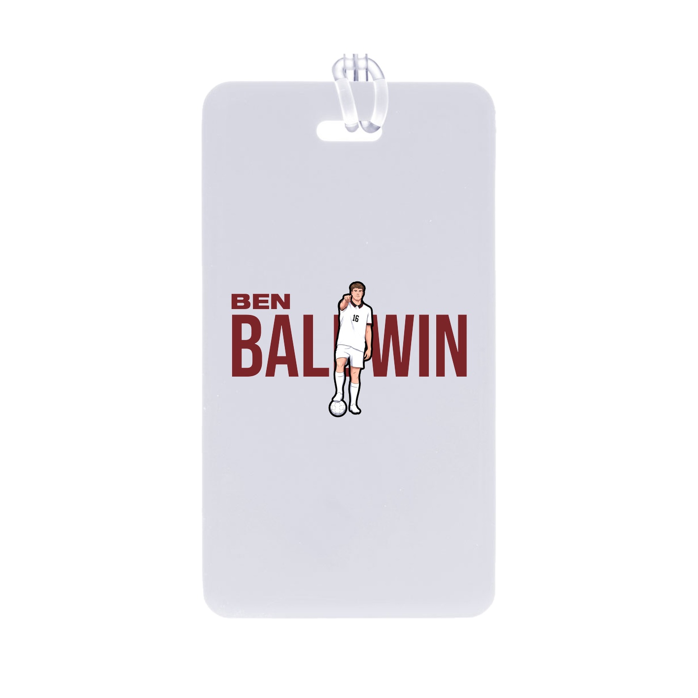 Bag Tag — Player Name in Classic