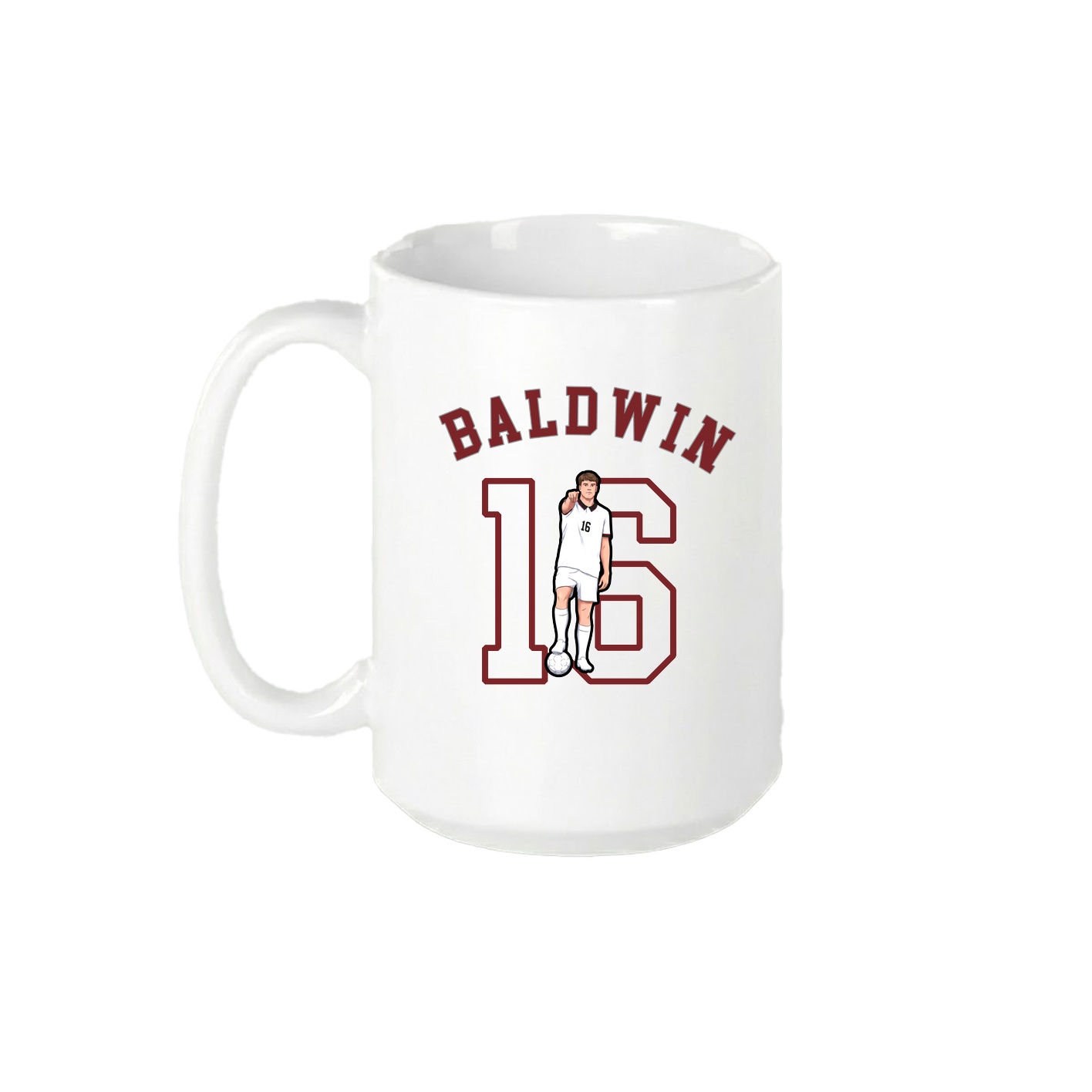 15oz Coffee Mug — Shirsey Arch in White