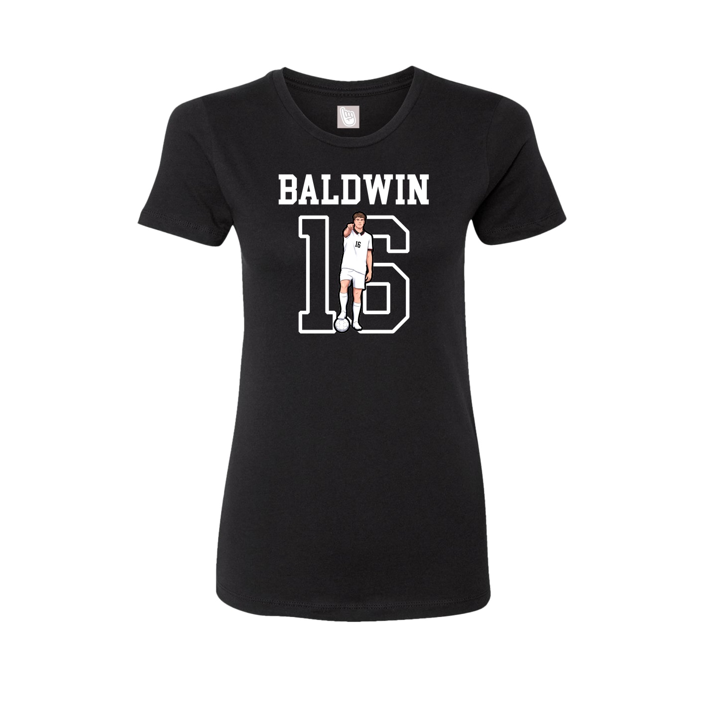 Fitted Women's Tee — Shirsey in Black