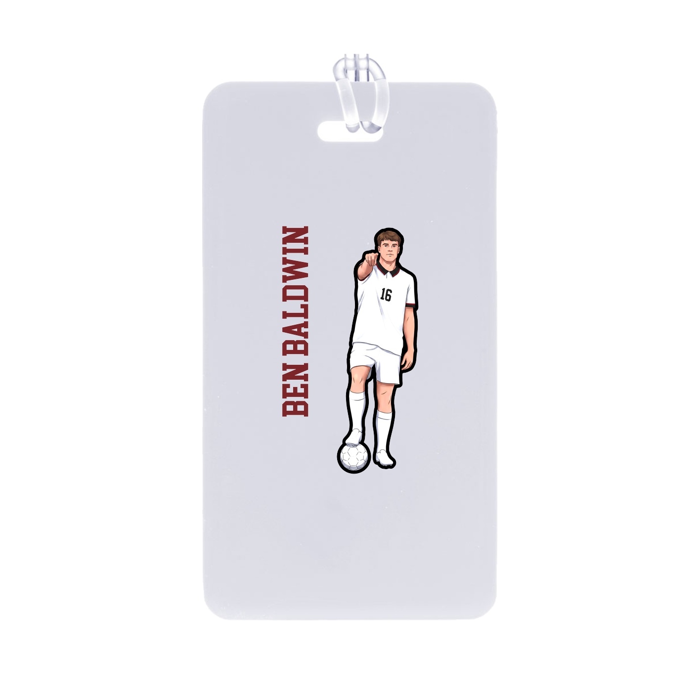 Bag Tag — Name Vertical in Classic