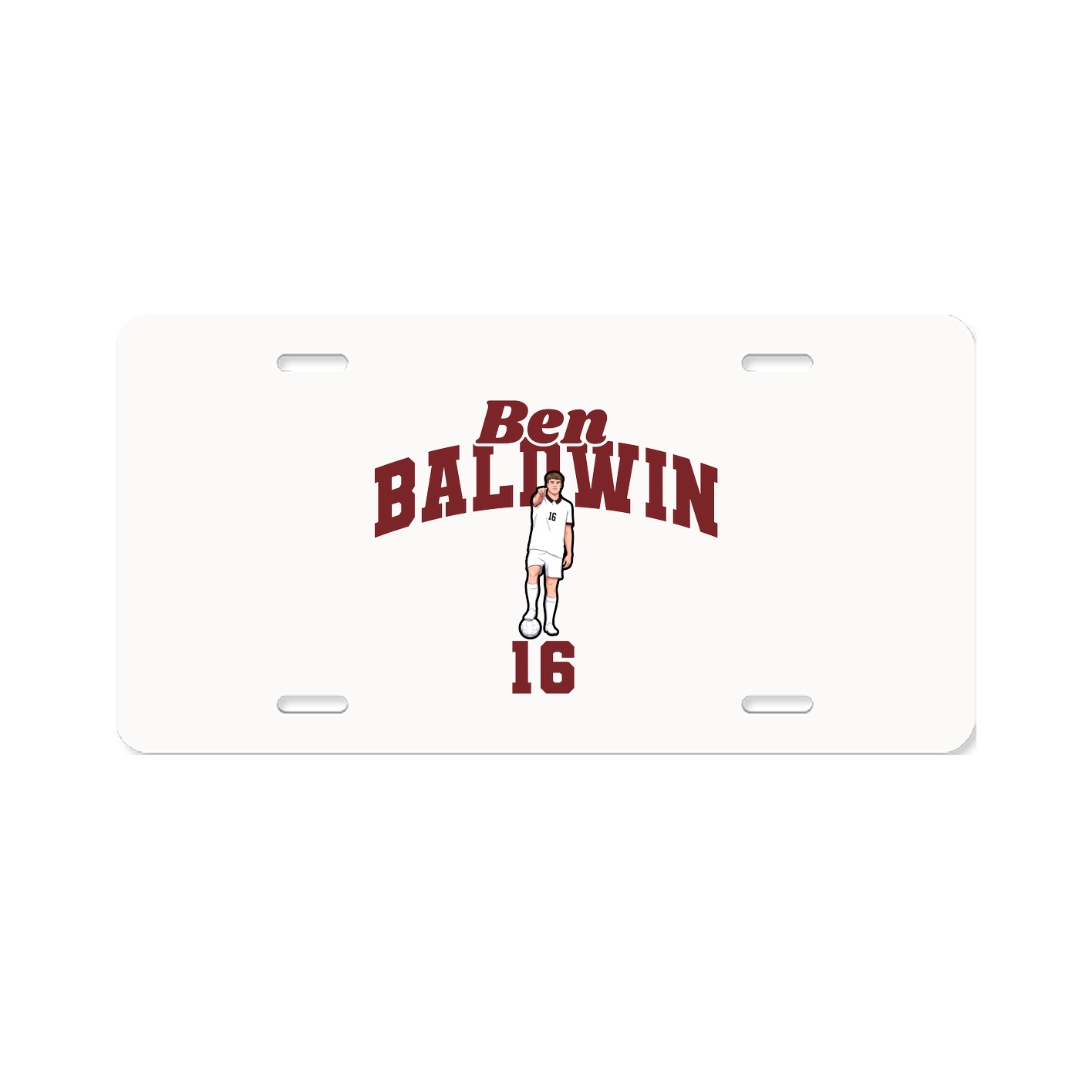License Plate — Signature Arch in Classic