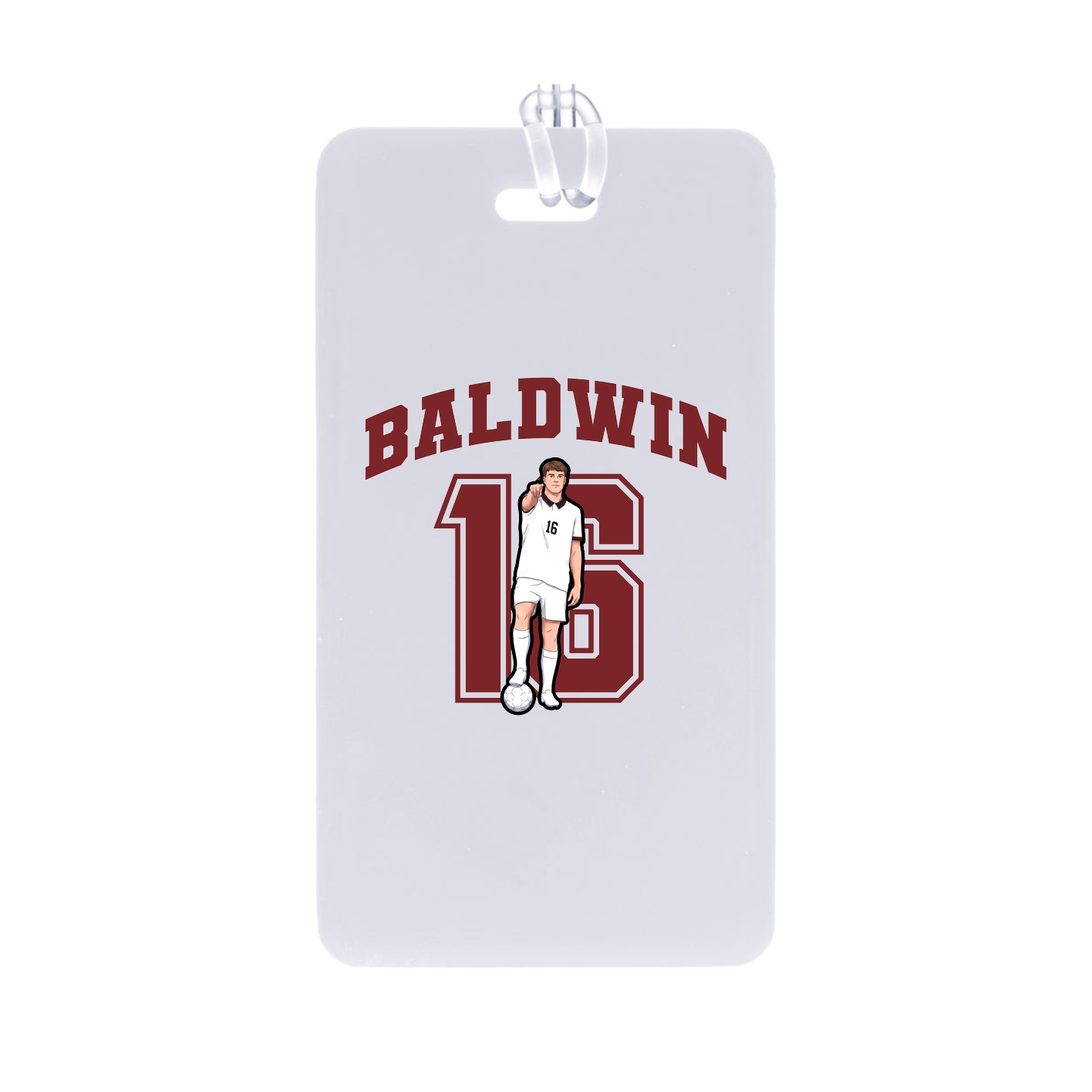 Bag Tag — Number in Classic