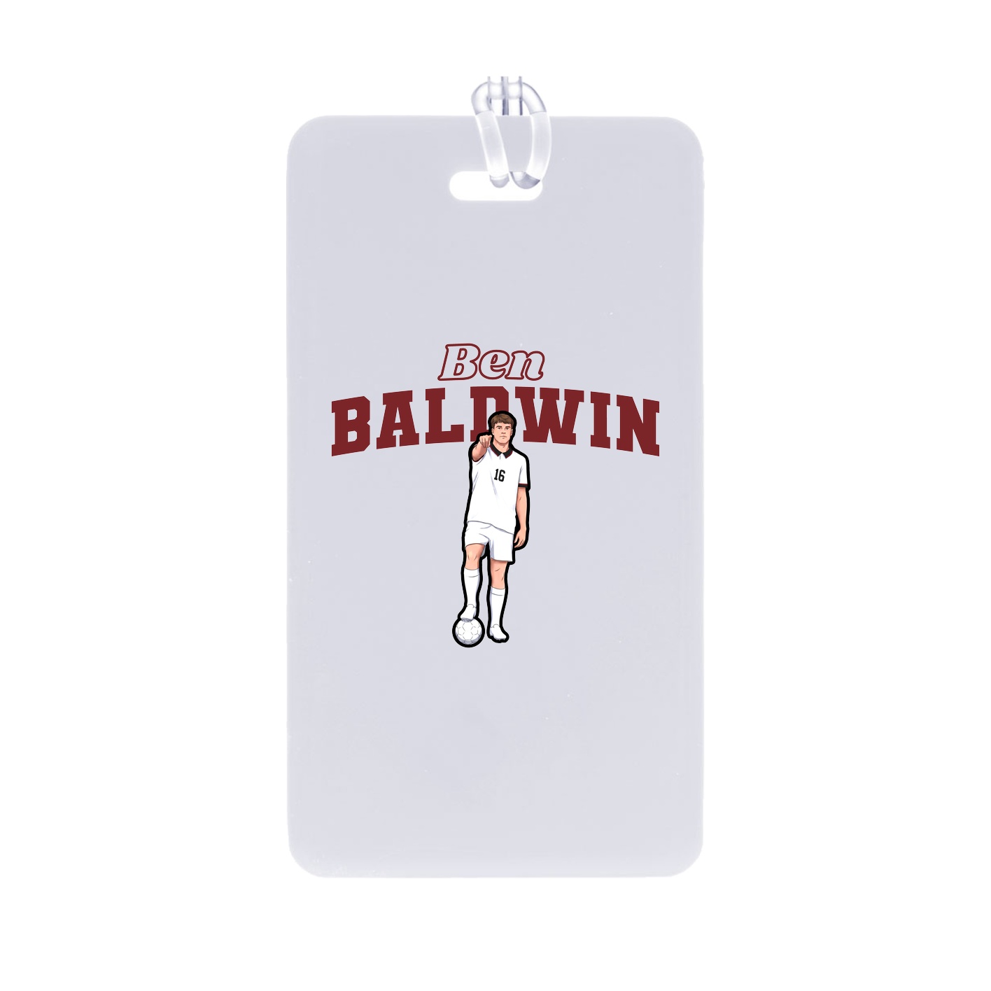Bag Tag — Name Arch in Classic