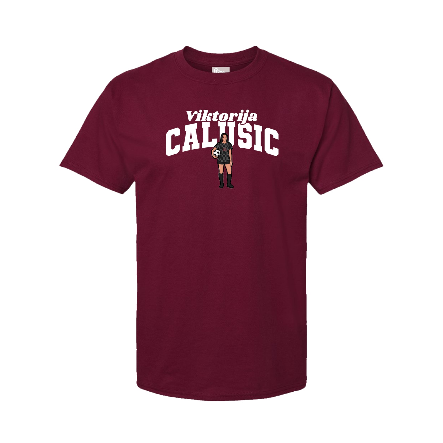 Youth Tee — Signature Arch in Cardinal