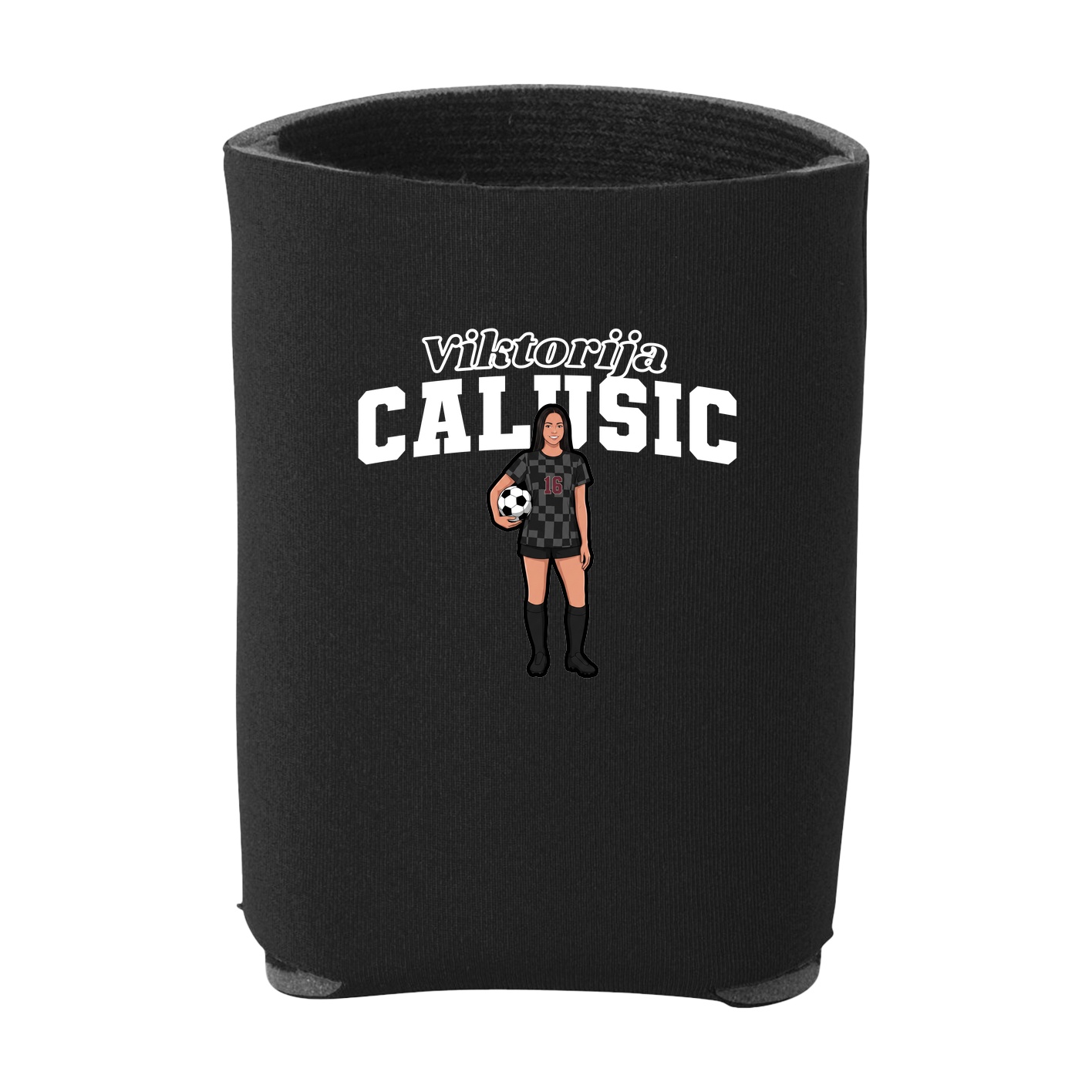 Can Holder — Name Arch in Black