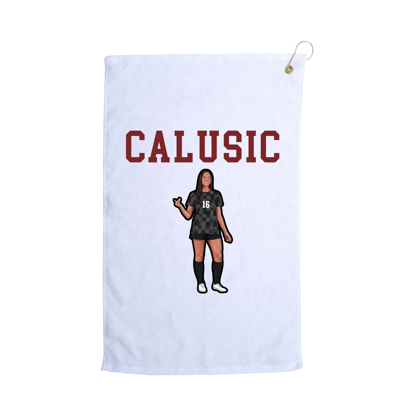 Golf Towel — Shirsey in White
