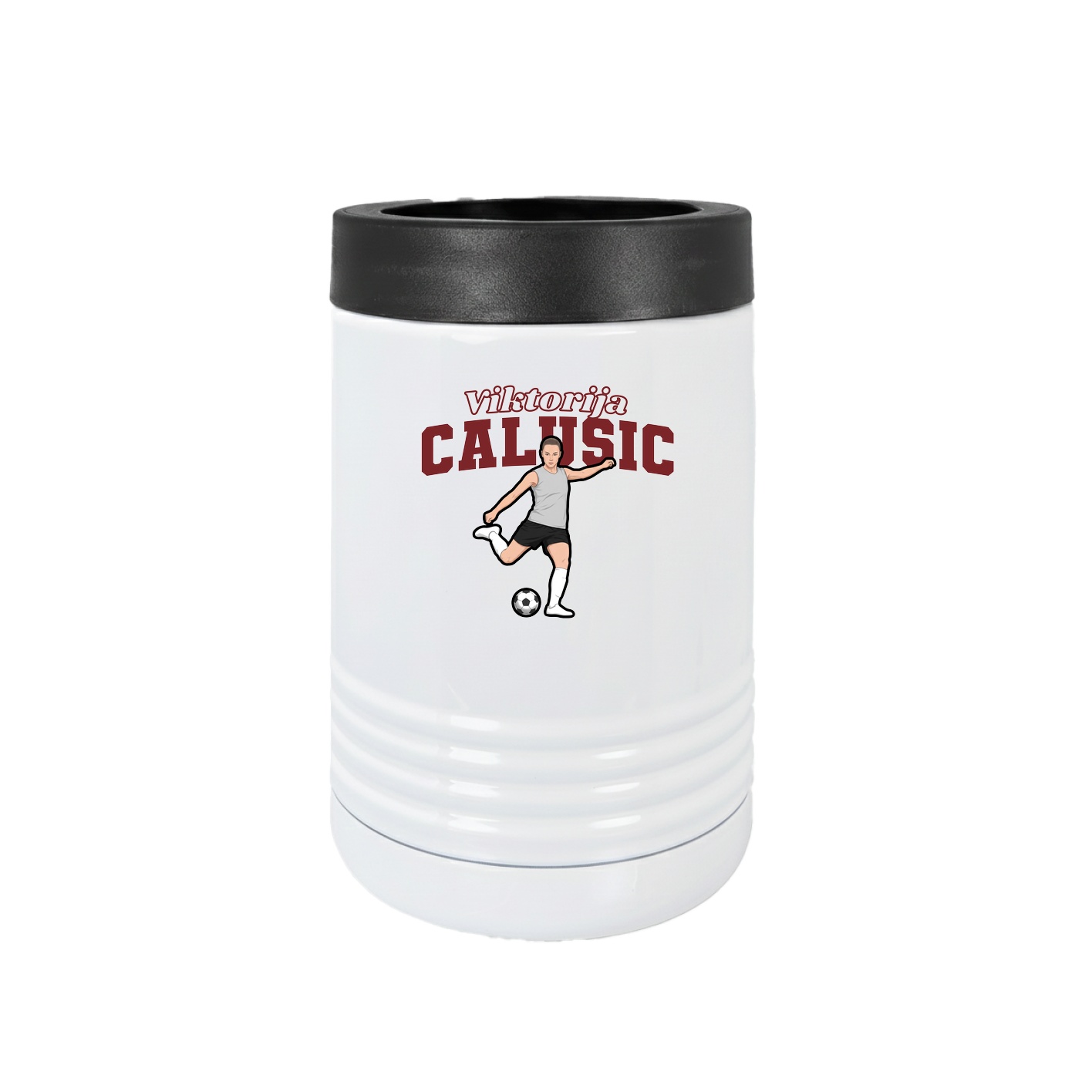 Beverage Holder — Name Arch in White